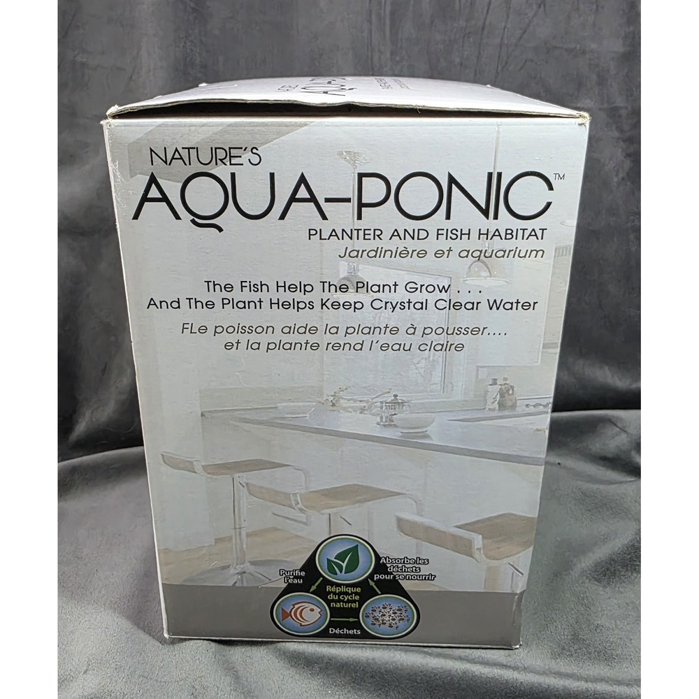 Penn-Plax (APON1) Aquaponic Planter and Aquarium for Betta Fish Tank - Picture 2 of 4